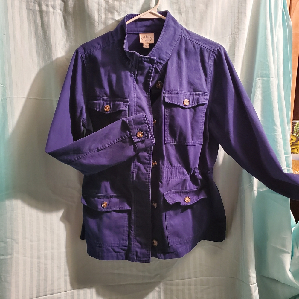 St. John's Bay Women's Deep Blue Utility Jacket